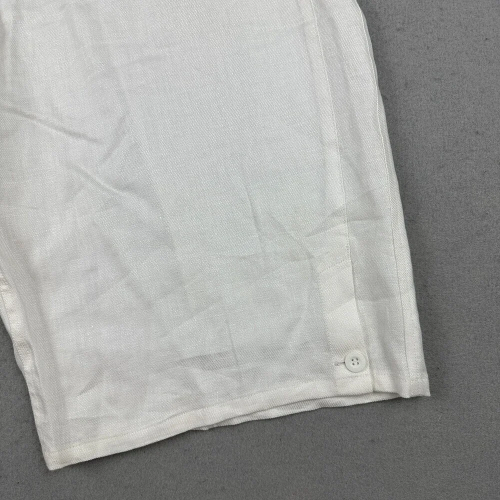 Vintage Jordan Shorts Men 38 Beige Baggy Two-3 Cargo Hip Hop Linen Y2K Deadstock